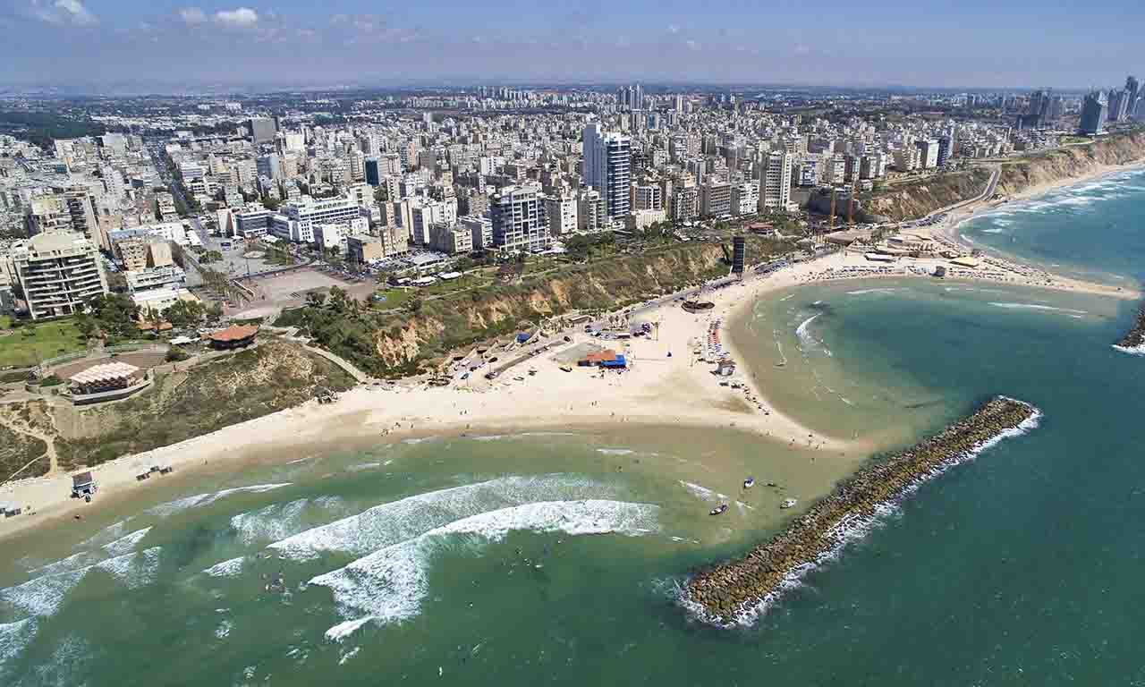 Пляжи Нетании Израиль